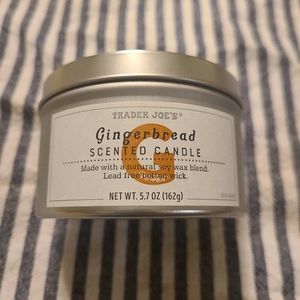 NEW trader Joe's Gingerbread Candle